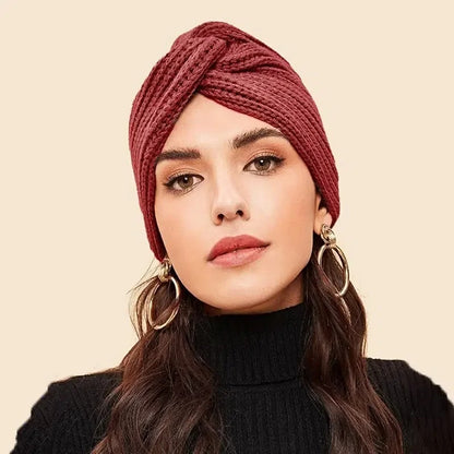 Turban-Top Beanie